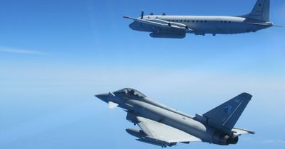 RAF typhoons intercept Russian Air Force jets flying close to NATO border