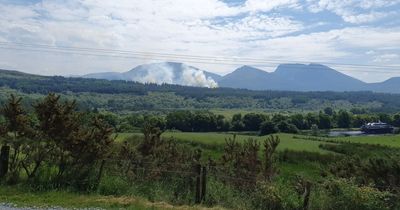 Third wildfire engulfs Scottish Highlands as emergency services work to contain blaze