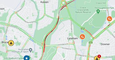 Driver transported to hospital following crash, traffic delays cleared