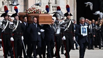 Thousands turn out for funeral of divisive former Italian prime minister Silvio Berlusconi