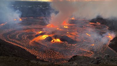 Hawaii's erupting Kilauea volcano is spewing 'vog' and may launch dangerous glass shards