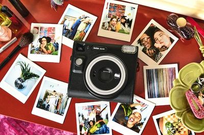 Fujifilm’s New SQ40 Instant Camera Has a Wider Frame and Familiar Retro Look