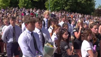 Teammates of Nottingham attack victims Grace Kumar and Barnaby Webber overwhelmed by grief at vigil