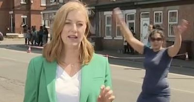 Sky News viewers 'disgusted' as woman dances in background of report on Nottingham murders