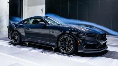 Ford's New Rolling Road Wind Tunnel Simulates Speeds Of Up To 200 MPH