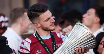 Arsenal opening Declan Rice bid revealed as West Ham reject approach amid Man City interest