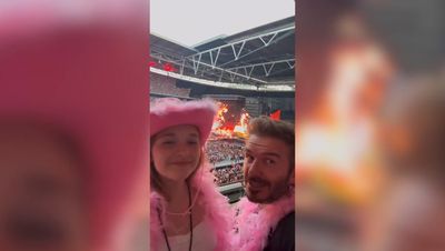 David Beckham is dad goals as he and daughter Harper enjoy ‘amazing night’ at Harry Styles gig