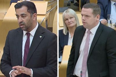 Douglas Ross accused of 'deflecting' from Boris Johnson scandal in FMQs clash