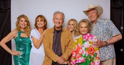 Patrick Duffy and Linda Gray reunite with Dallas castmates for show's 45th anniversary