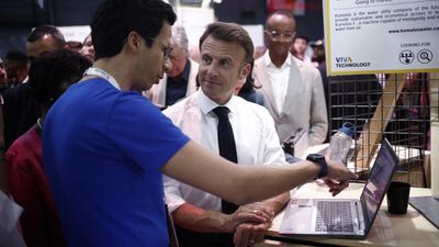 Macron promises to boost investment in French artificial intelligence