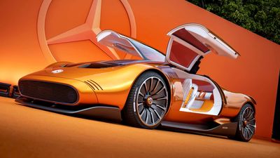 Mercedes-Benz Vision One-Eleven Concept Debuts With Gullwing Doors, Axial Motors