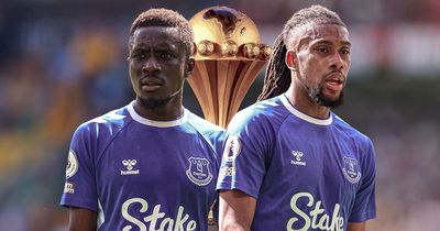 Everton could be without Alex Iwobi and Idrissa Gueye for SEVEN fixtures during 2023/24 season