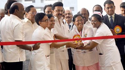 Tamil Nadu Chief Minister Stalin inaugurates 1000-bedded Kalaignar Centenary Super Speciality Hospital in Chennai