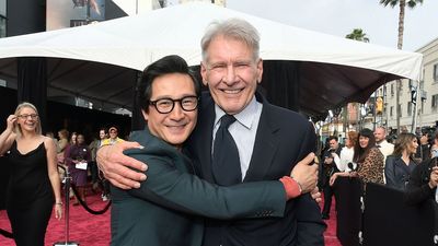 See Ke Huy Quan Surprise Harrison Ford In Sweet Indiana Jones 5 Premiere Moment