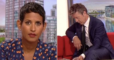 BBC Breakfast viewers in stitches as Naga Munchetty kicks co-star during on-air blunder