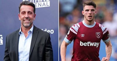 Ex-Arsenal striker hits out at Edu for slipping into old habits after Declan Rice update