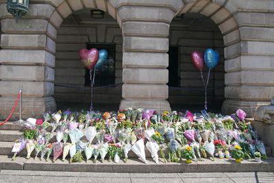 Watch as mourners gather at vigil for Nottingham attack victims