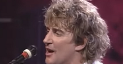 Rod Stewart shares 90s throwback clip to celebrate live album which brought Maggie May classic