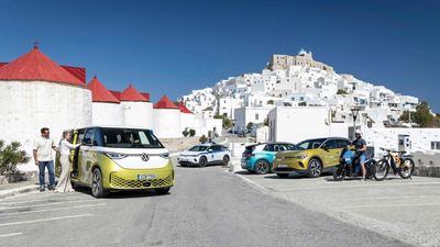 VW Group Electrifies Greek Island With EVs, Ride Share And Renewable Power