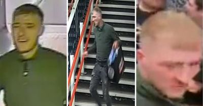 CCTV images released after man attacks victim in the head on Manchester train