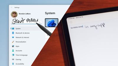 Windows 11 plays catch up with iPad's Scribble feature, albeit three years late