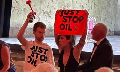 Just Stop Oil protesters interrupt opera at Glyndebourne festival