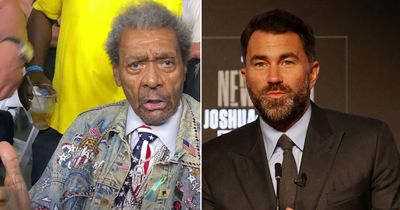 Don King hits back at Eddie Hearn "dinosaur" insult with "emotional " jab