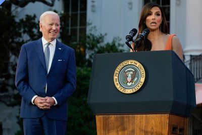 Bidens and Eva Longoria screen 'Flamin' Hot' movie about the origins of the spicy Cheetos snack