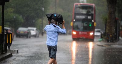 UK weather: Storms to shatter heatwave as 25mm rain falls but mercury set to soar