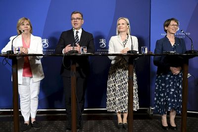 Finland's center-right leader says program for new coalition, including far-right party, is ready