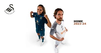 New Swansea City kits and badge unveiled for 2023/24 season