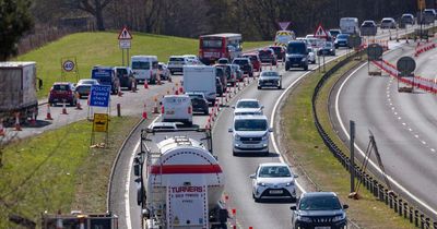 Contraflow system that caused eight mile-long tailbacks on Perth A9 will end ahead of schedule
