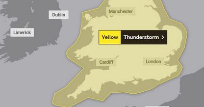 Met Office issues thunderstorm warning for whole of Wales