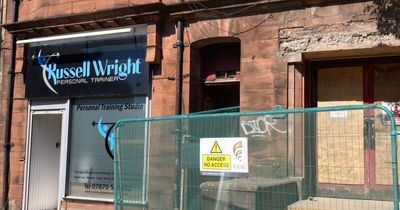 Lanarkshire gym boss raging as 'ceiling collapses' while council renovate old YMCA building above