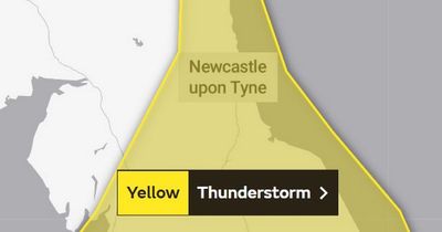 Met Office issues thunderstorm warning for North East as sunshine comes to an end