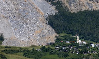 Huge landslide misses Swiss mountain village of Brienz ‘by a hair’