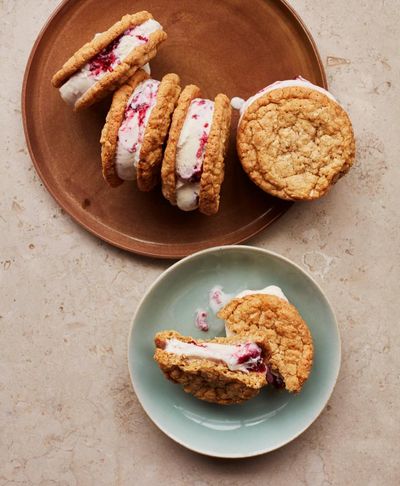 Benjamina Ebuehi’s recipe for coconut and cherry ice-cream sandwiches