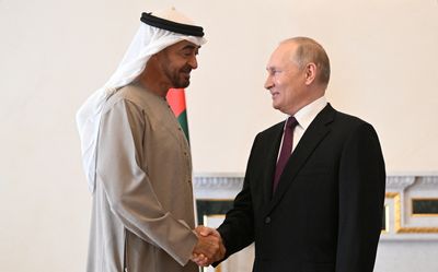 In Russia, UAE leader calls for dialogue to end Ukraine war