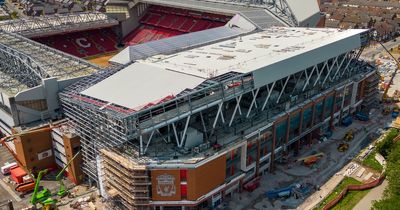 Anfield Road expansion hits new landmark after symbolic change to Liverpool stadium