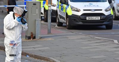 Man runs into barbers shouting 'I'm going to die' after stabbing