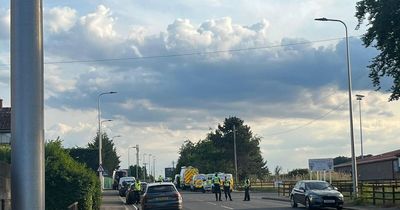 Huge police response in Midlothian town as force helicopter deployed