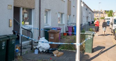 Forensics comb Scots property after man rushed to hospital in police incident