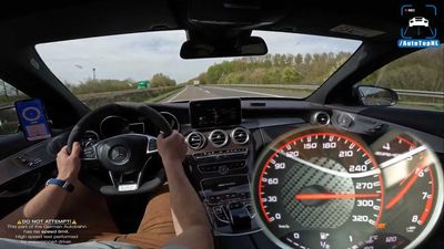 Brabus Mercedes-AMG C63 With 600 HP Sounds Angry In Autobahn Run
