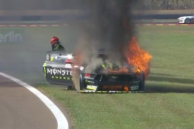 Fuel leak blamed for Waters Supercars fire