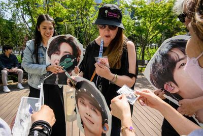 BTS fans pack Seoul park for 10th anniversary