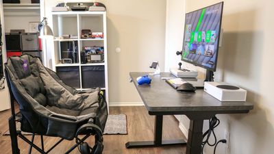 I tested The Folding Gaming Chair and now I may never go back to the couch