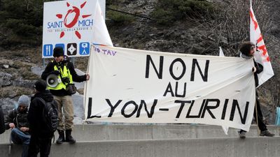 French activists determined to defy ban on protest against Lyon-Turin high-speed train