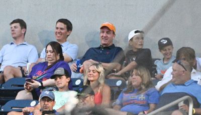 Everyone made the same silly joke about Peyton Manning watching Tennessee at the College World Series
