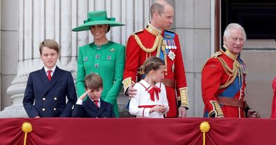 Prince Louis salutes crowds as he steals the show at King's first Trooping the Colour