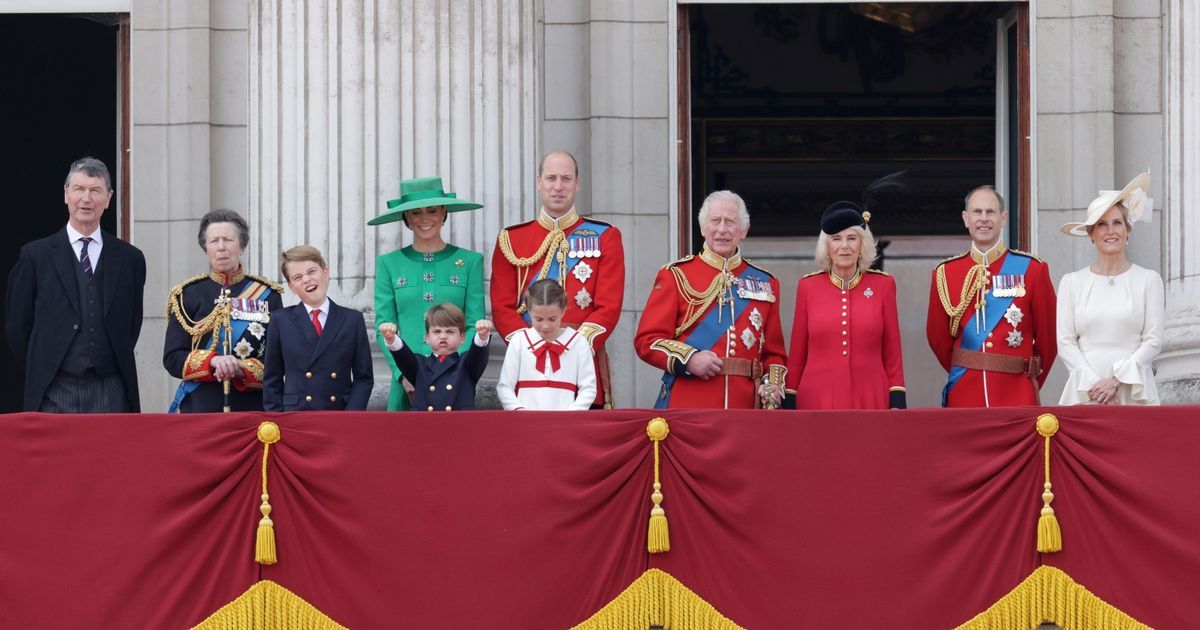 Who appeared on the balcony at Trooping the Colour